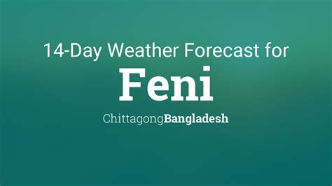 Jadipara Feni Bangladesh 15 Day Weather Forecast.